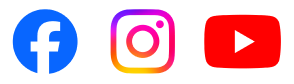 Seguici su Facebook, Instagram e YouTube